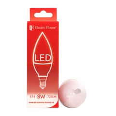 LED лампа Electro House "свічка" Е14 8W EH-LMP-1253