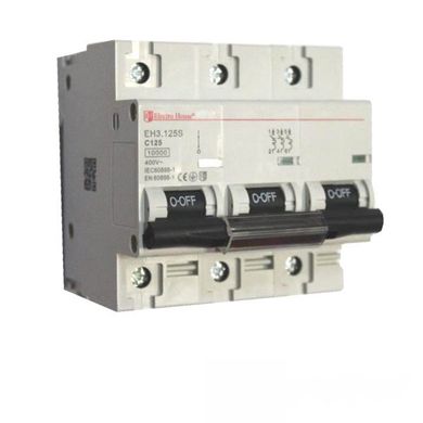 Автоматичний вимикач Electro House силовой 125A EH-3.125S