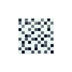 Мозаїка скляна Kotto Keramika 300x300 мм gray m/gray w/white GM 4034 C3