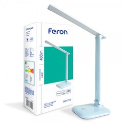 Настільний світлодіодний світильник Feron DE1725 блакитний (24230)
