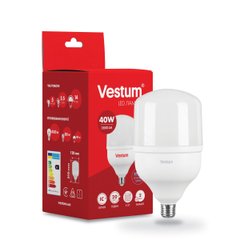 Лампа LED Vestum T120 40W 6500K 220V E27 (1-VS-1603)