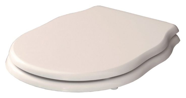 Сидіння з кришкою для унітазу ArtCeram Hermitage з функцією Soft Close колір білий/петлі бронза hea005 01; 72