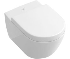 Унітаз підвісний Villeroy & Boch Subway 2.0 Directflush безободковий, з сидінням з функцією Soft Close, колір білий альпін 5614R201