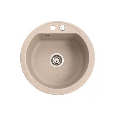 Кухонна мийка MARMORIN Duro гранітна, 1-камерна 520х520х190 бежевий (Safari) 130803001