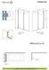 Скляна шторка для ванни RADAWAY Carena PND двостулкова, права 1300x1500 мм профіль хром, скло прозоре 202201-101R