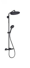 Душова система Hansgrohe Croma Select S 280 1jet Showerpipe з термостатом Matt Black 26890670