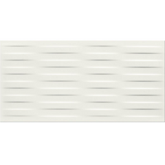 Плитка OPOCZNO Chinese Asters White Satin Braid 29,7x60 для стін (069503)