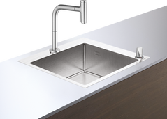 Кухонна мийка Hansgrohe C71-F450-06 Сombi 550x500 зі змішувачем Stainless Steel 43201800