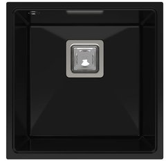 Кухонна мийка Sink Quality ARGON 50 BLACK 42X42X21 (ARG.C.1KBO.50)