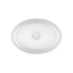 Раковина-чаша Qtap Kolibri 500x360x140 White з донним клапаном (QT10113054W)