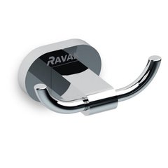 Гачок для рушників RAVAK Chrome CR 100 подвійний, хром X07P186