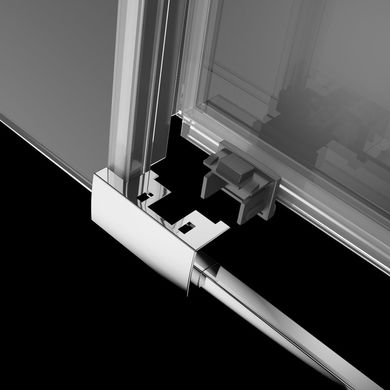 Душевая дверь RADAWAY Idea KDJ прямоугольная левая, 1600 мм h2005 профиль хром, стекло прозрачное 387046-01-01L