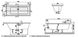 Ванна акрилова VILLEROY&BOCH Subway Duo прямокутна 1800x800 мм з ніжками, біла UBA180SUB2V-01