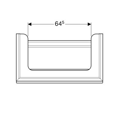 Тумба для раковины Geberit Citterio 500.559.JJ.1