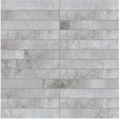 Мозаика LA FENICE CERAMICHE 30x30 Oxydum Silver (Tozz. 2,5x15)