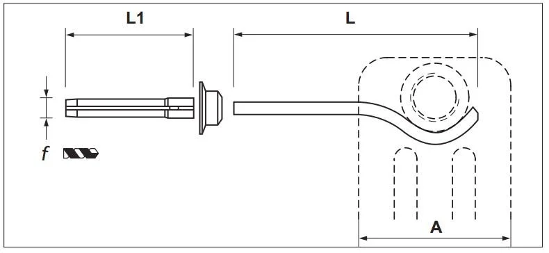 Настінний кронштейн Cordivari для 5-6 трубчастого радіатора, для радіатора Ardesia (5991990310381)