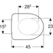 Сидіння з кришкою Geberit Selnova плавне опускання, швидкознімне, біле 500.335.01.1
