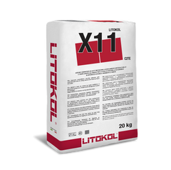 Цементний клей Litokol X11 для плитки, клас С2TЕ, сірий 20 кг (X110020)