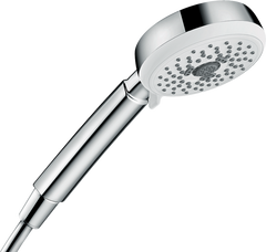 Ручний душ Hansgrohe Crometta 100 Multi EcoSmart 9л/хв: білий/хром 26826400