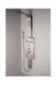 Гидромассажная душевая панель AM.PM Tender 3 с верхним и ручным душем 110x67 мм h1650 мм, цвет хром W45P-3-163S