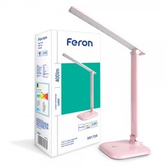 Настільний світлодіодний світильник Feron DE1725 рожевий (24231)