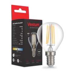 Лампа LED Vestum філомент G45 Е14 5Вт 220V 4100К (1-VS-2229)