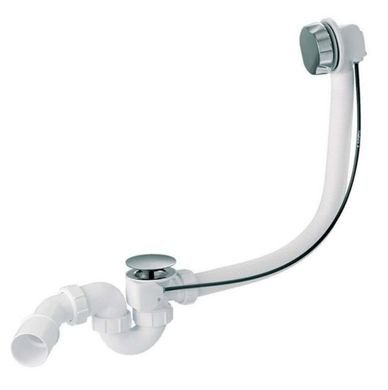 Сифон для ванны McAlpine автомат 40/50 белый HC 31M-WH