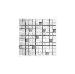 Декоративная мозаика керамическая Kotto Keramika 300x300 мм Crem/Silver СМ 3043 С2
