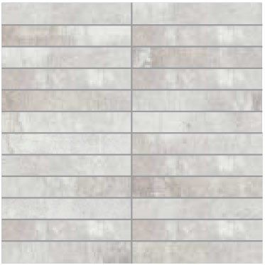 Мозаика LA FENICE CERAMICHE 30x30 Oxydum White (Tozz. 2,5x15)