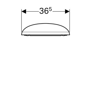 Сиденье с крышкой для унитаза Geberit Citterio 500.540.01.1