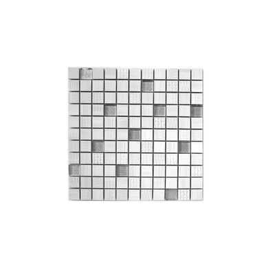 Декоративна мозаїка керамічна Kotto Keramika 300x300 мм Crem/Silver СМ 3043 С2