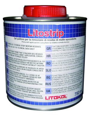 Очиститель от эпоксидных затирок Litokol LITOSTRIP для плитки и керамогранита 750 мл (LSTRP0750)