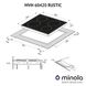 Поверхность стеклокерамическая Minola MVH 60420 GBL RUSTIC