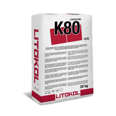 Цементний клей Litokol LITOFLEX PRO К80 для плитки, клас С2TЕ, білий 20 кг (K80PROB0020)