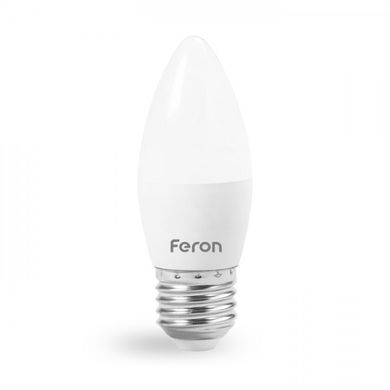 Світлодіодна лампа Feron LB-737 6W E27 2700K свічка (25679)