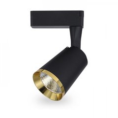 Трековый светильник Feron AL111 10W черный-золото (32450)