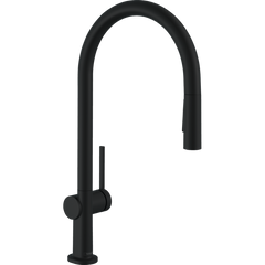 Змішувач для кухні Hansgrohe Talis 210 2jet з витяжним виливом Sbox 72801670 Black Matt