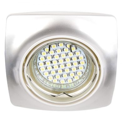 Вбудований світильник Feron DL6045 перлове срібло (30127)