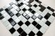 Мозаїка скляна Kotto Keramika 300x300 мм black/white GM 4001 C2
