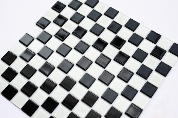 Мозаїка скляна Kotto Keramika 300x300 мм black/white GM 4002 CC