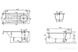 Ванна Villeroy & Boch Libra квариловая, с ножками 1600x700 мм, белый альпин BQ167LIB2V-01, Ванна, Ножки, 1600 мм, 120 л