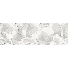 Плитка OPOCZNO Flower Cemento White 24x74 для стен (декор) (183406)