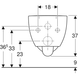 Підвісний унітаз Geberit Selnova Rimfree з сидінням з функцією Soft Close, білий 500.694.01.2+500.335.01.1