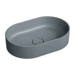 Раковина Omnires Ovo 55x36 ash gray (OVOUNAG)