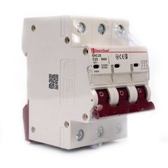 Автоматичний вимикач Electro House 3P 25A EH-3.25