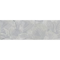 Плитка OPOCZNO Flower Cemento Light Grey 24x74 для стен (декор) (183407)