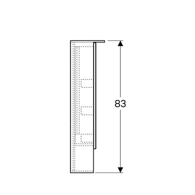 Дзеркальна шафа Geberit Acanto 500.644.00.2