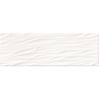 Плитка OPOCZNO Structure Pattern White Wave Structure 25x75 для стен (187302)