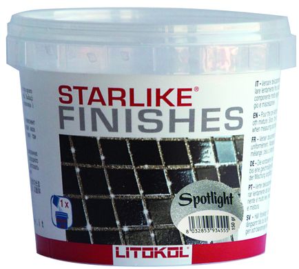 Добавка для затирки Litokol STARLIKE SPOTLIGHT блестящая серебряная крошка 75 г (STRSPL0075)