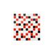Мозаика стеклянная Kotto Keramika 300x300 мм black/red m/white GM 4007 C3